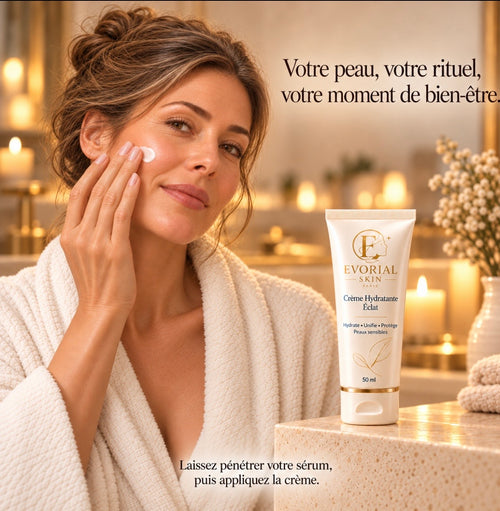 Crème Hydratante Éclat – Peaux Sensibles – 50 ml