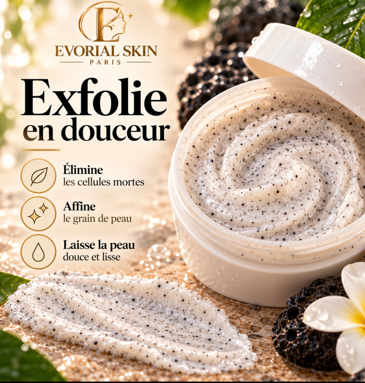 Gommage Doux Visage & Corps au Sable Volcanique